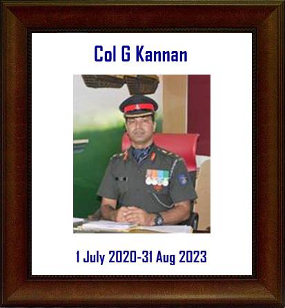 Col G Kannan3